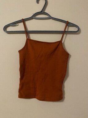 burnt orange tank top